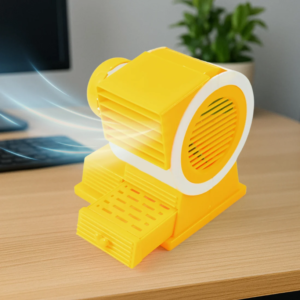 Mini Dual-Blade USB Table Fan – Portable Cooling with Fragrance Tray