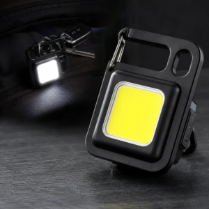 Keychain Flashlight – LED, Folding Bracket & Bottle Opener